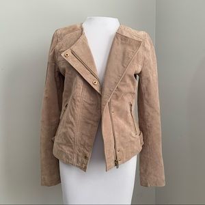 ONLY Stine suede Moto jacket